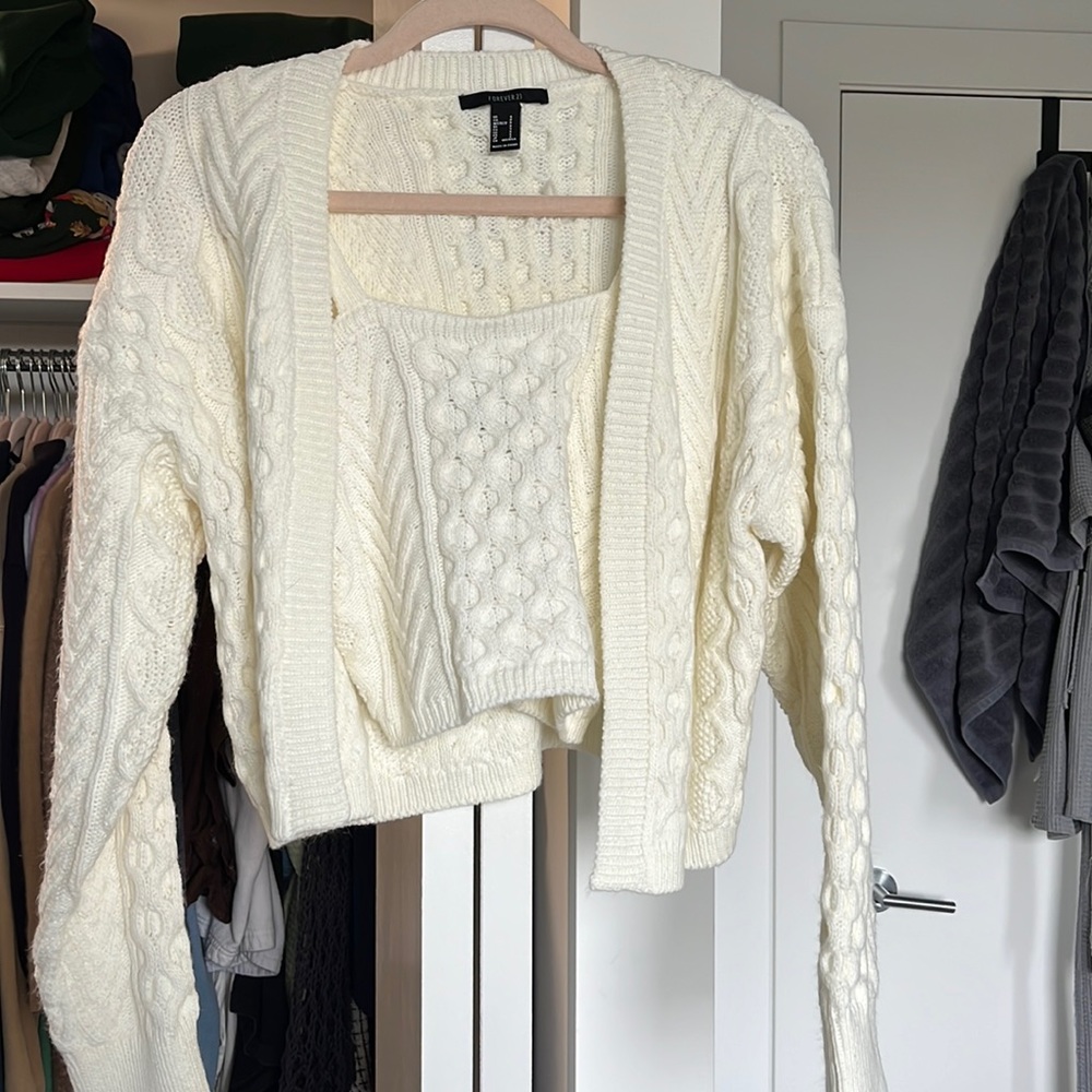 Tank and Sweater Set